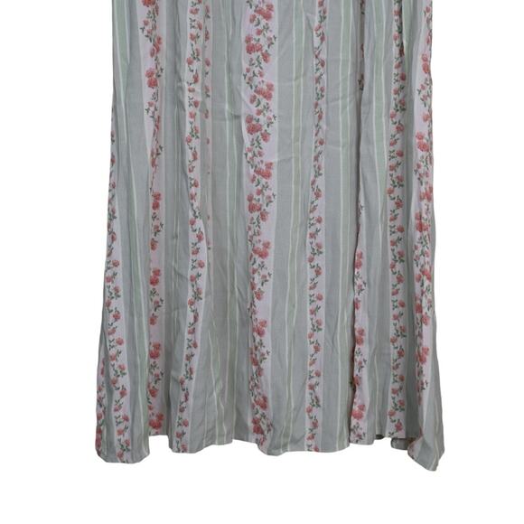 We Wore What Womens 2 Puff Sleeve Midi Dress in Rosewood Multi NEW - Picture 8 of 12